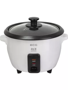   Оризоварка ECG RZ 11, 400W, 1L, Бял - Код G5130
