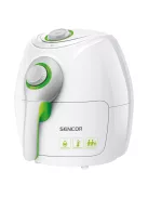 Фритюрник с горещ въздух Sencor SFR 3220WH, 1 500W, 2.6L, Бял/Зелен - Код G5221