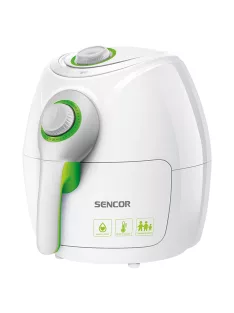   Фритюрник с горещ въздух Sencor SFR 3220WH, 1 500W, 2.6L, Бял/Зелен - Код G5221