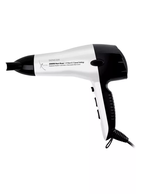 Сешоар Sencor SHD 6600W, 2000W, 3 температурни настройки, Черен/Бял - Код G5232