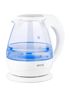   Кана за вода ECG RK 1520 Glass, 2200W, 1.5L, Бял - Код G5346