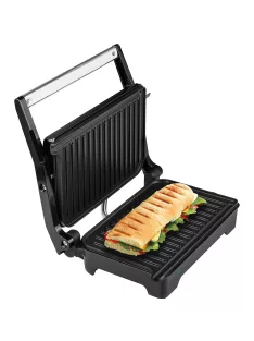   Сандвич мейкър/грил ECG S 2070 PANINI, 1200W, Черен - Код G5347