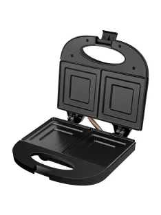   Сандвич мейкър ECG S 3172, 750W, Черен/Сив - Код G5353