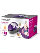 Прахосмукачка без торба SENCOR SVC 512VT-EUE2, 890W ECO, 76dB, контейнера 1.5L, Лилав - Код G5435