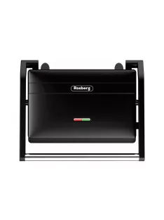   Сандвич преса Rosberg R51442J, 1300W, Незалепващи плочи, Черен - Код G8900