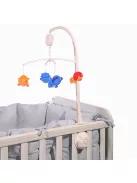 Музикална въртележка LORELLI WILD ANIMALS, Бял