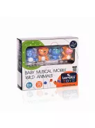 Музикална въртележка LORELLI WILD ANIMALS, Бял