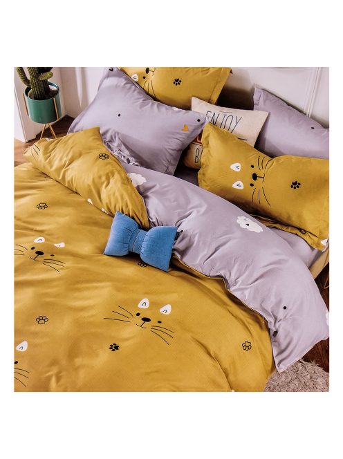 Komplet posteljnine z obojestranskim dizajnom („ena oseba in pol“) znamke EmonaMall, iz 4 delov - Model S12458