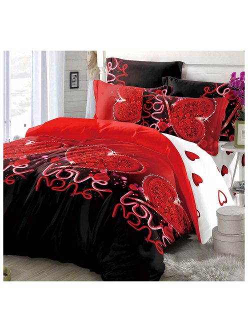 Komplet posteljnine z obojestranskim dizajnom („ena oseba in pol“) znamke EmonaMall, iz 4 delov - Model S13382