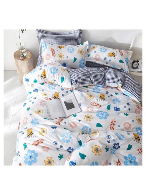Komplet posteljnine z obojestranskim dizajnom („ena oseba in pol“) znamke EmonaMall, iz 4 delov - Model S13621