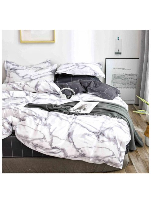 Komplet posteljnine z obojestranskim dizajnom in elastiko znamke EmonaMall, iz 4 delov - Model S14756