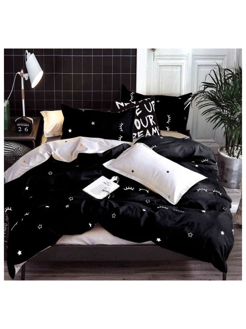 Komplet posteljnine z obojestranskim dizajnom in elastiko znamke EmonaMall, iz 4 delov - Model S14826