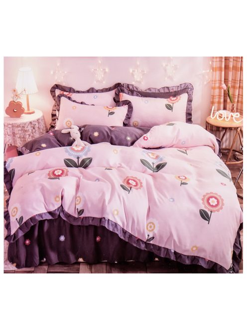 Komplet posteljnine z enostranskim dizajnom („ena oseba in pol“) znamke EmonaMall, iz 4 delov - Model S15012