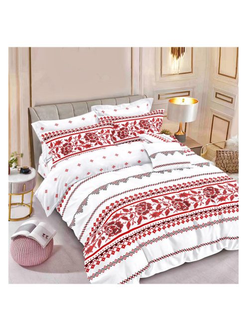 Komplet posteljnine z obojestranskim dizajnom in elastiko znamke EmonaMall, iz 6 delov - Model S15168