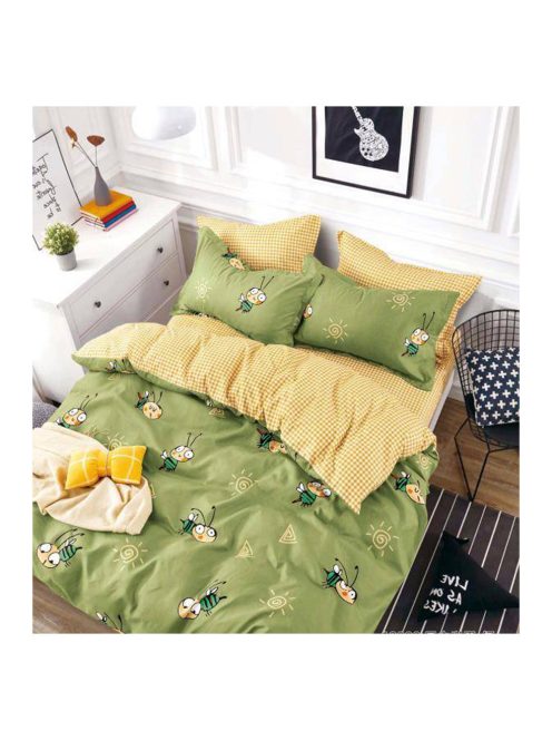 Komplet posteljnine z obojestranskim dizajnom („ena oseba in pol“) znamke EmonaMall, iz 4 delov - Model S15349