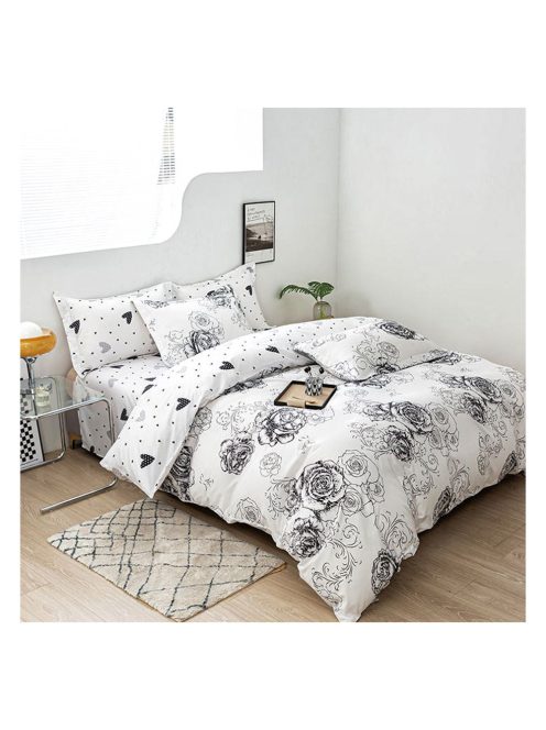 Komplet posteljnine z obojestranskim dizajnom znamke EmonaMall, iz 4 delov - Model S15398