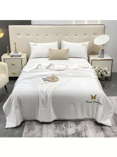   Спално бельо с тънка олекотена завивка EmonaMall, 4 части - Модел S17188
