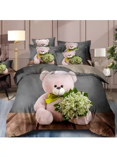  Двулицево спално бельо EmonaMall, 6 части (Реално Изображение) - Модел S18071