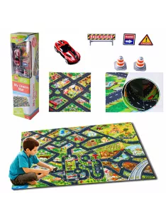   Детски комплект килимче и метална кола EmonaMall - Код W5735